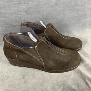 Aerosoles Shoes Womens Size 8 Brown Suede StitchNTurn Free Lance Model